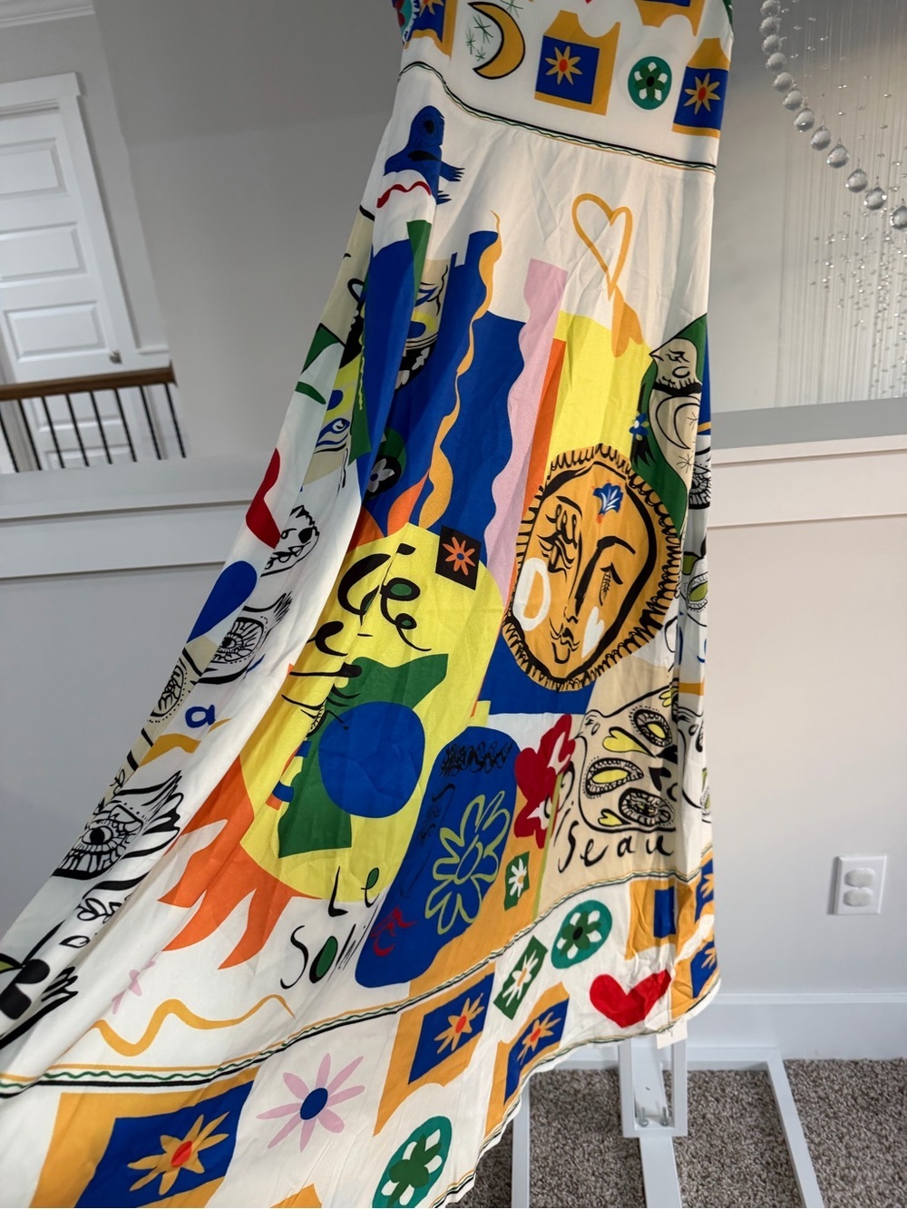 Commense Colorful Abstract Print Dress - Picture 5 of 7